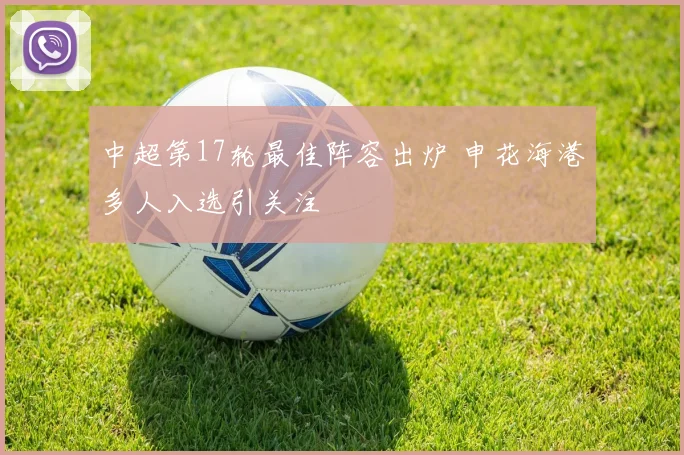 中超第17轮最佳阵容出炉 申花海港多人入选引关注
